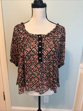 Free People Astra Peasant Top